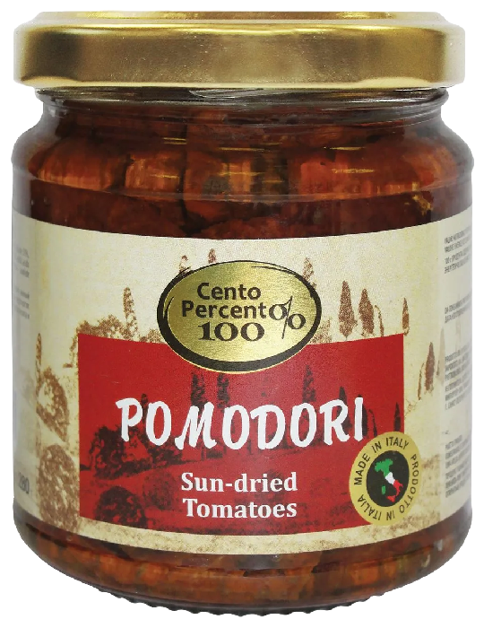 Томаты СЕНТО ПЕРСЕНТО вяленые в масле ст/б 280г