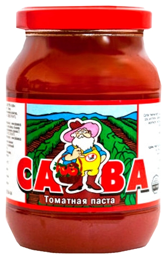 Томатная паста САВА ГОСТ 25-27% ст/б 500г