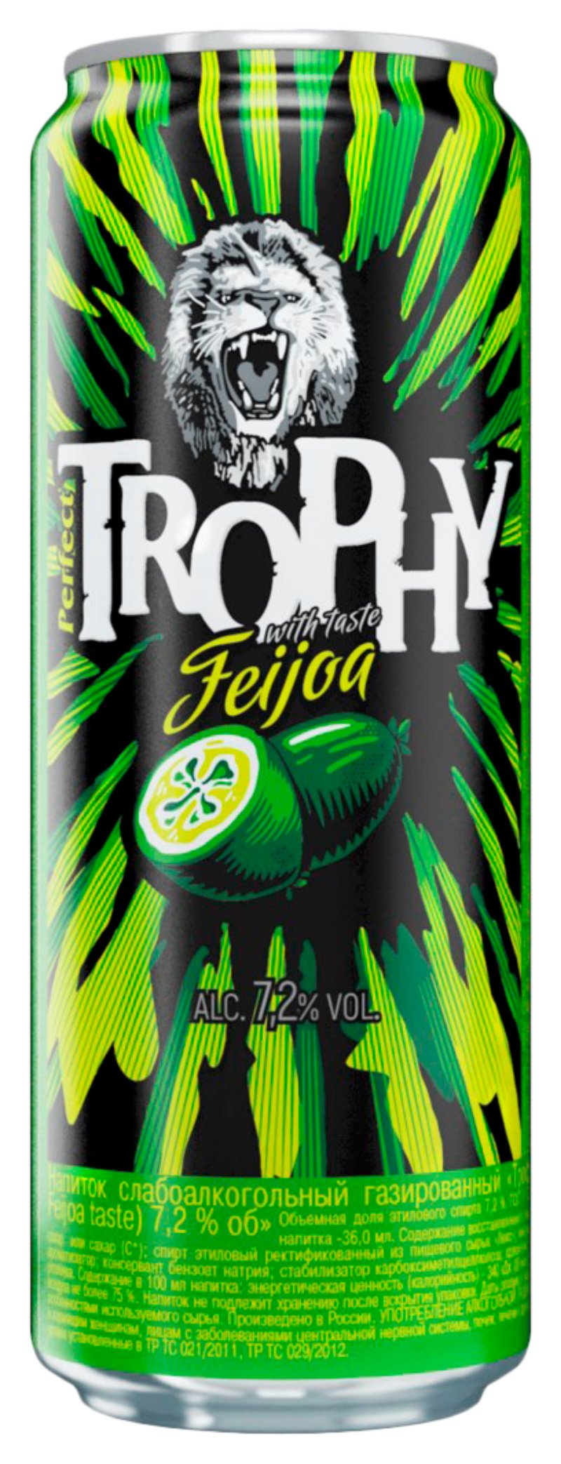 Напиток слабоалкогольный ТРОФИ Фейхоа перфект 7.2% ж/б 0.45л