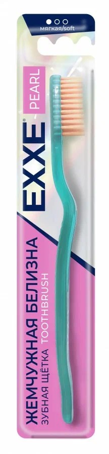 Зубная щетка ЭКСЕ Экстра жемчужная белизна мягкая 1шт