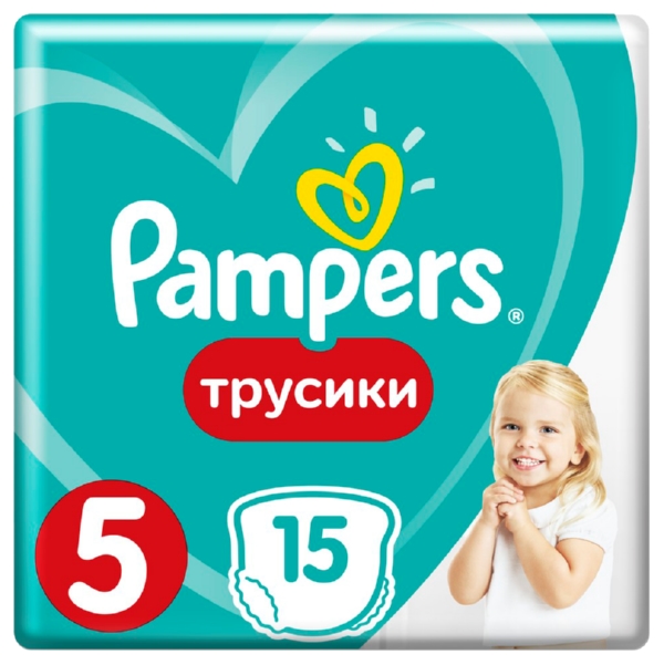 Подгузники-трусики ПАМПЕРС джуниор 12-17кг 15шт