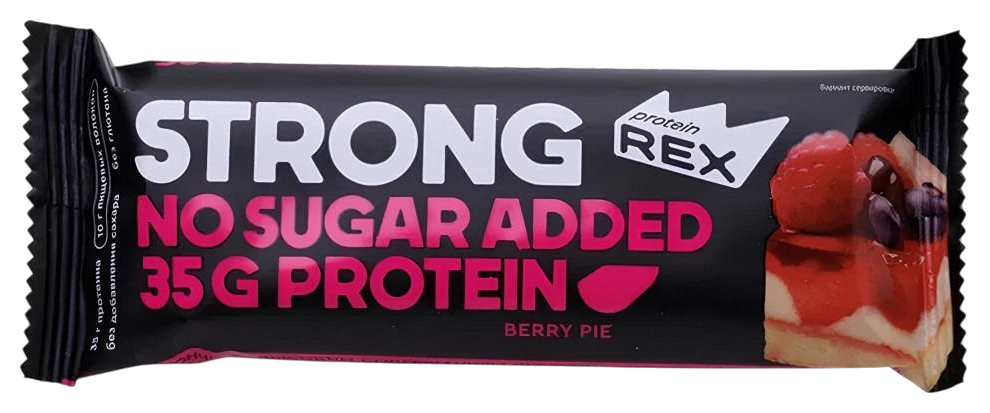 Батончик ПРОТЕИН РЕКС Стронг ягодный пай 100г