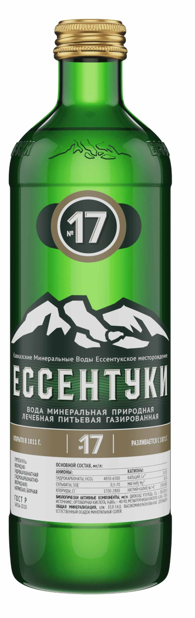 Мин.вода ЕССЕНТУКИ №17 ст/б 0.45л