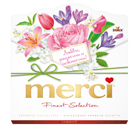 Набор конфет МЕРСИ Весна в ассортименте 200г