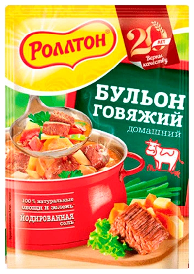 Бульон РОЛЛТОН говяжий м/у 90г