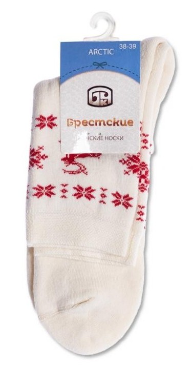 Носки женские БРЕСТСКИЕ Арктик белые р.25 арт.1408