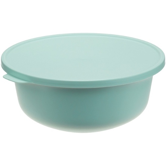 Миска М-ПЛАСТИКА Тэсти с крышкой морская волна 2.2л арт.М1363