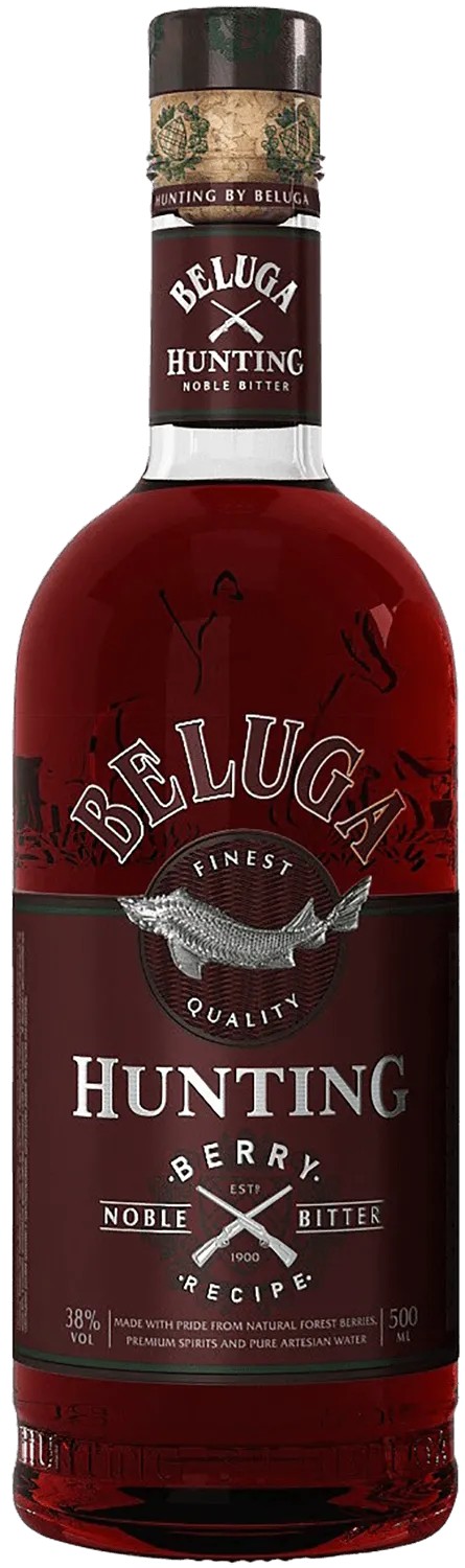 Ликер БЕЛУГА Хантинг Ягодный 38% ст/б 0.7л