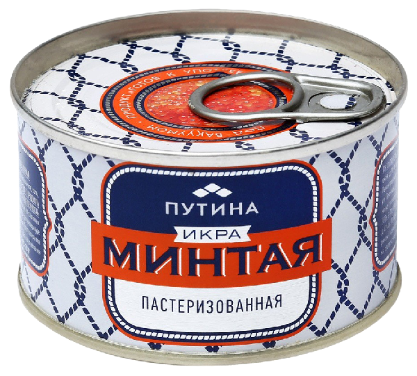 Икра минтая ПУТИНА пастер ж/б 125г