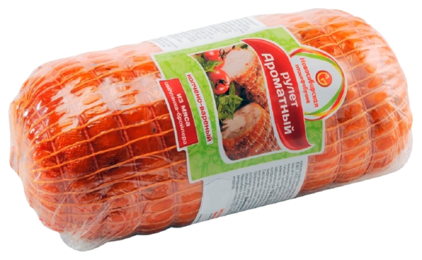 Рулет НПФ Ароматный из мяса птицы в/к в/у 1кг