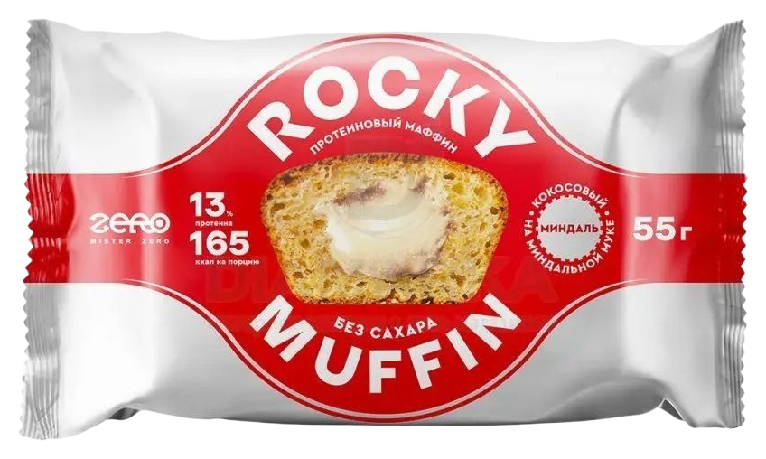 Маффин РОККИ кокосовый 55г