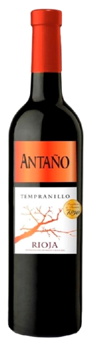 Вино АНТАНЬО Риоха красное сух 13% ст/б 0.75л