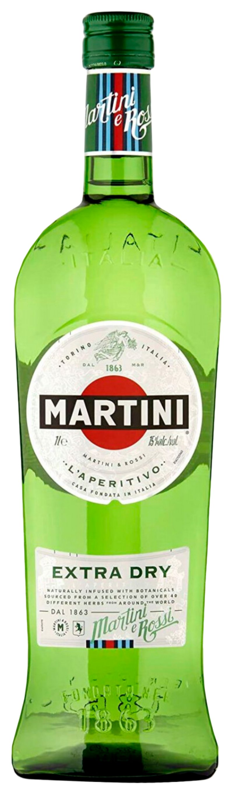 НВ Напиток ароматиз МАРТИНИ Экстра Драй виноградосодержащий сух 18% ст/б 1л