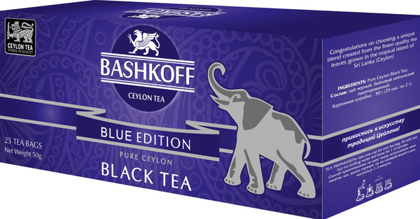 Чай БАШКОФФ Блу Эдишен черный 25пак