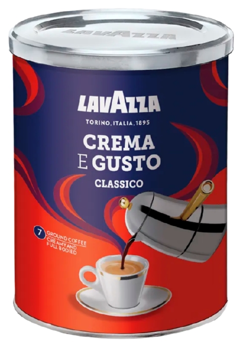 Кофе ЛАВАЦЦА Крем Густо молотый ж/б 250г