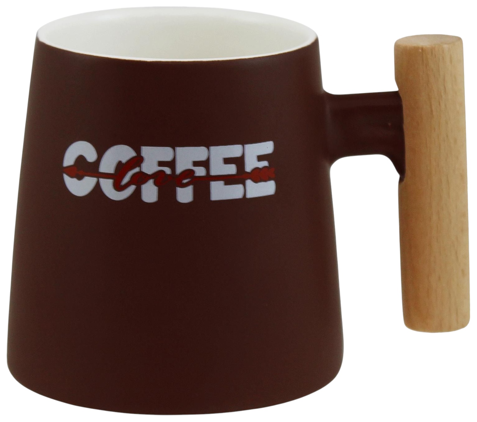 Кружка НАТАМ Кофе цвет шоколад 390мл арт.13380-1