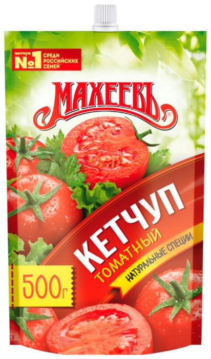 Кетчуп МАХЕЕВЪ Томатный д/пак 500г