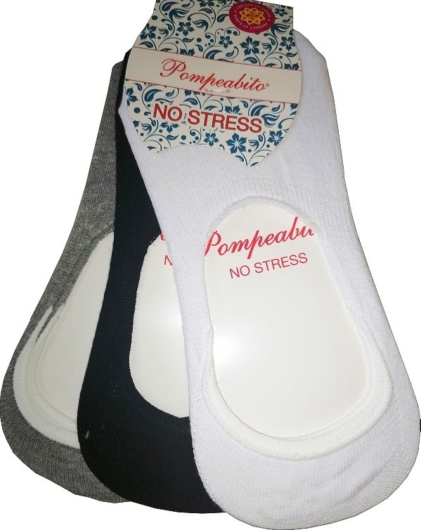 Носки-следики женские ПОМПЕБИТО р.35-40 арт.AGL-0137