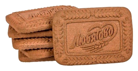 Печенье ЛЮБЯТОВО Шоколадное 1кг