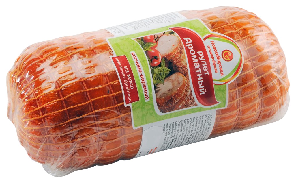 Рулет НПФ Ароматный из мяса птицы в/к в/у 1кг