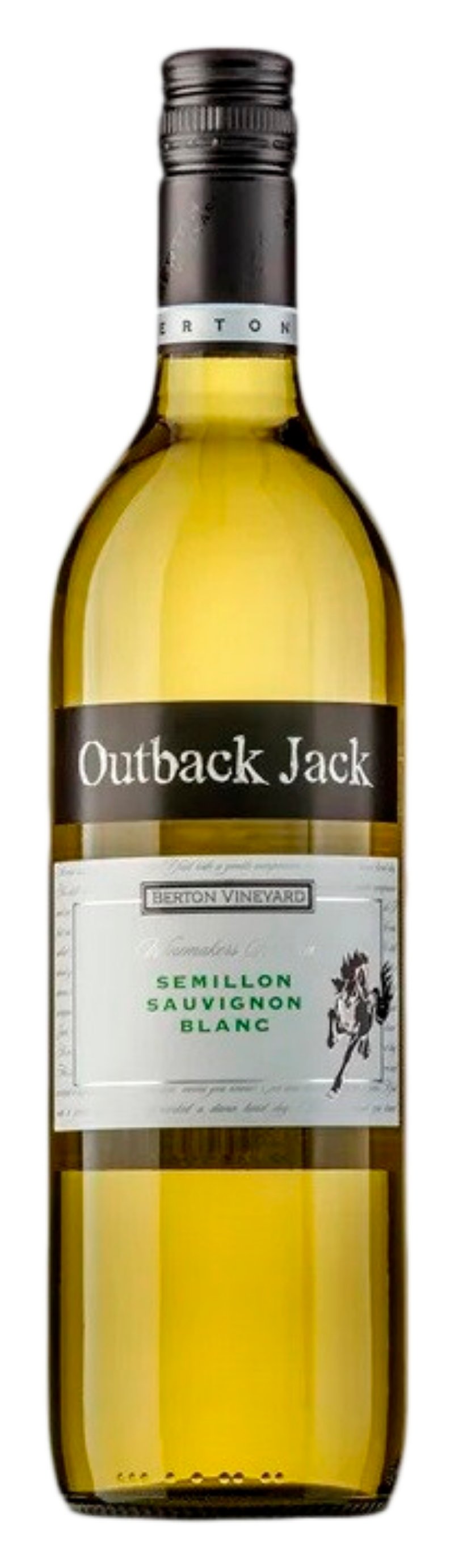 Вино БЕРТОН ВИНЬЯРД АУТБЭК ДЖЕК Шираз Мерло красное сух 14% ст/б 0.75л
