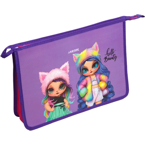 Папка для труда ДЕВЕНТЕ Бьюти А4 два отделения 33.7*24*8см арт.8054312