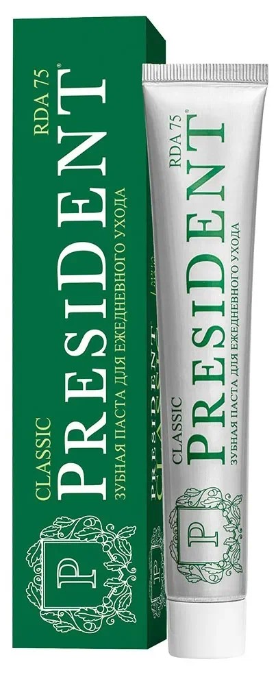Зубная паста ПРЕЗИДЕНТ Классик 75г