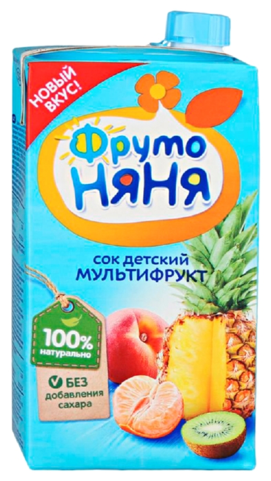 Сок ФРУТОНЯНЯ мультифрукт 0.5л