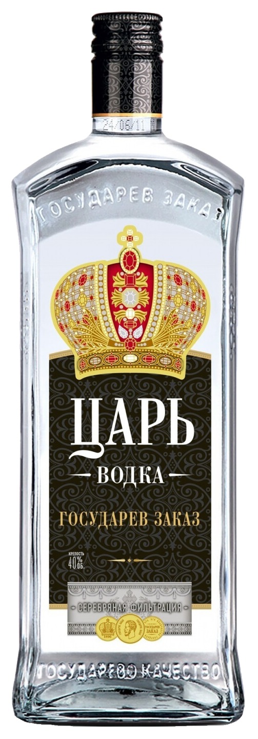 Водка ЦАРЬ 40% ст/б 0.25л