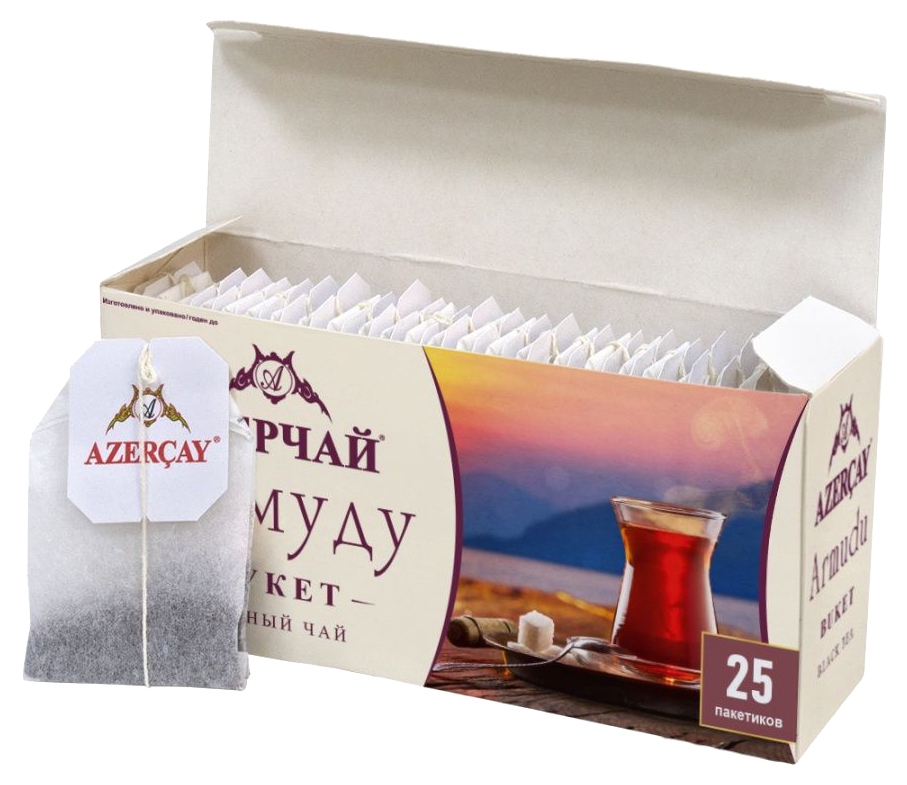Чай АЗЕРЧАЙ Армуду Букет черный 25пак