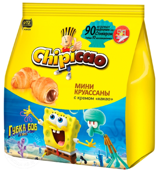 Мини-круассан ЧИПИКАО какао 50г
