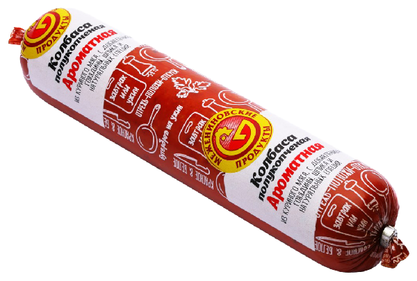 Колбаса МЕЖЕНИНОВСКАЯ ПФ Ароматная п/к 400г