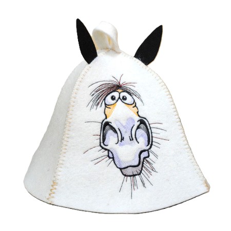 Шапка БАННЫЕ ТРАДИЦИИ Конь 3D