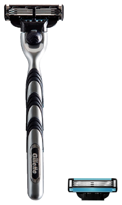 Станок для бритья ЖИЛЛЕТ Мак3 станок+2 кассеты