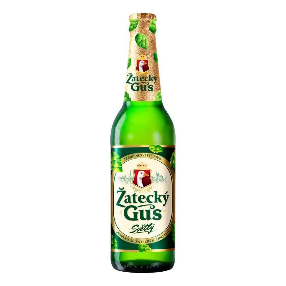 Пиво ЖАТЕЦКИЙ ГУСЬ светлое 4.6% ст/б 0.45л
