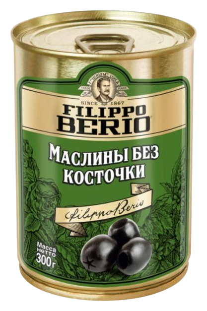 Маслины ФИЛИППО БЕРИО б/к ж/б 314мл