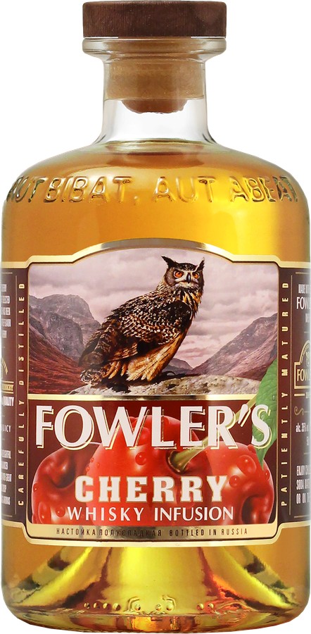 Настойка ФОУЛЕРС Вишня с виски 35% ст/б 0.5л