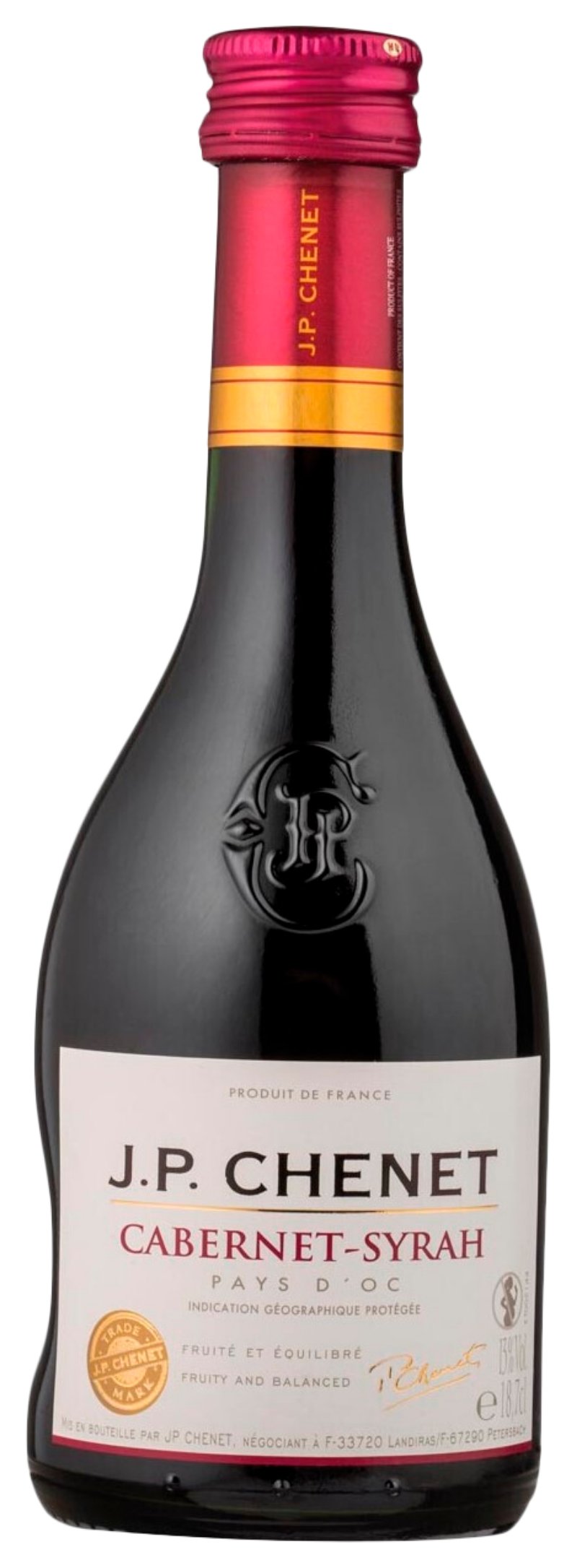 Вино ЖАН ПОЛЬ ШЕНЕ Каберне Сира красное п/сух 13% 0.75л