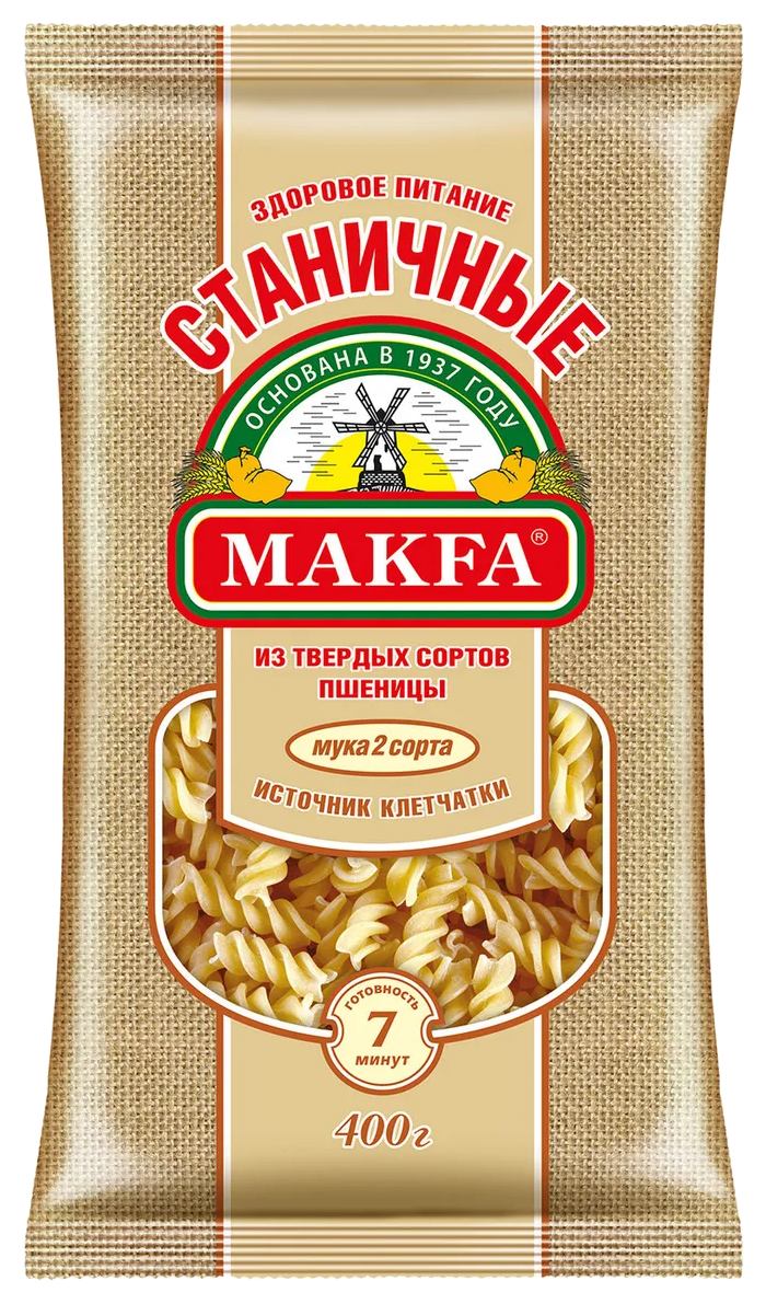 Мак.изделия МАКФА Станичные спираль м/у 400г