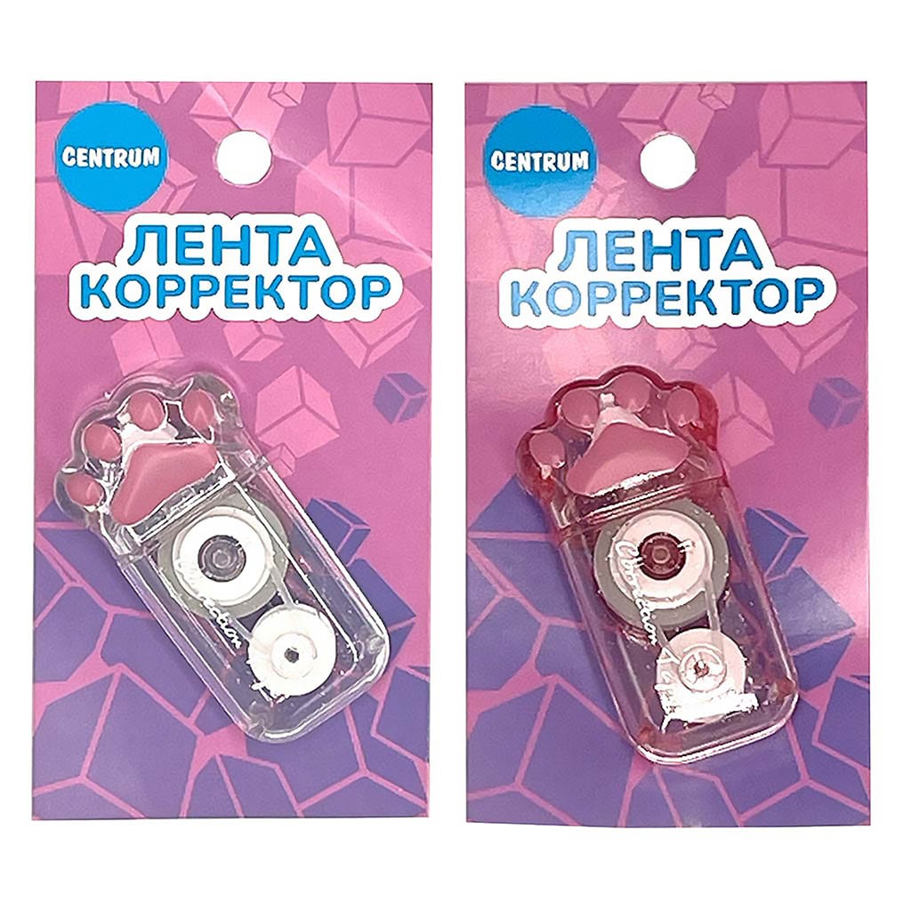 Корректор-лента ЦЕНТРУМ Кошачья лапка арт.73166