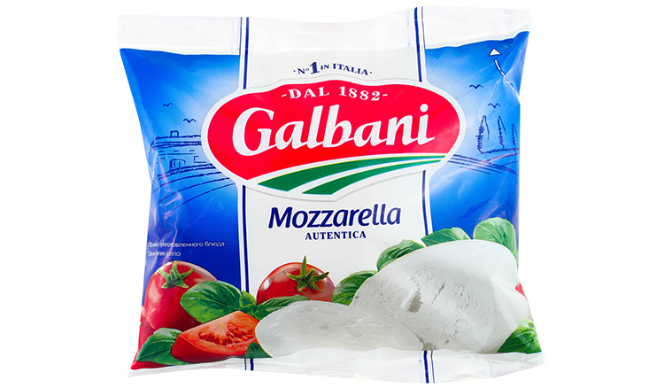 Сыр ГАЛЬБАНИ Моцарелла бзмж 45% м/у 125г