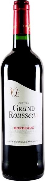 Вино ШАТО ГРАН РУССО Бордо красное сух 13-13.5% ст/б 0.75л