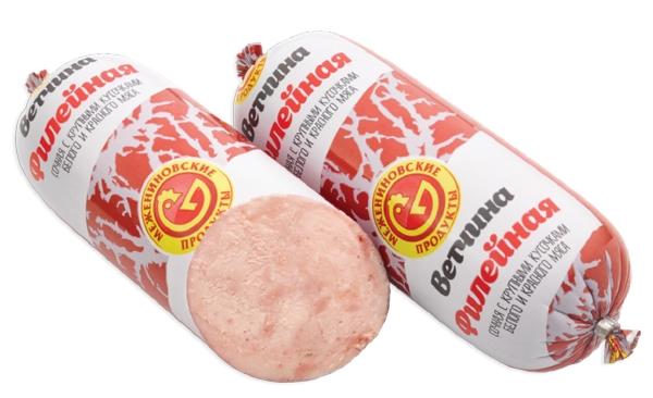 Ветчина МЕЖЕНИНОВСКАЯ ПФ Филейная 500г