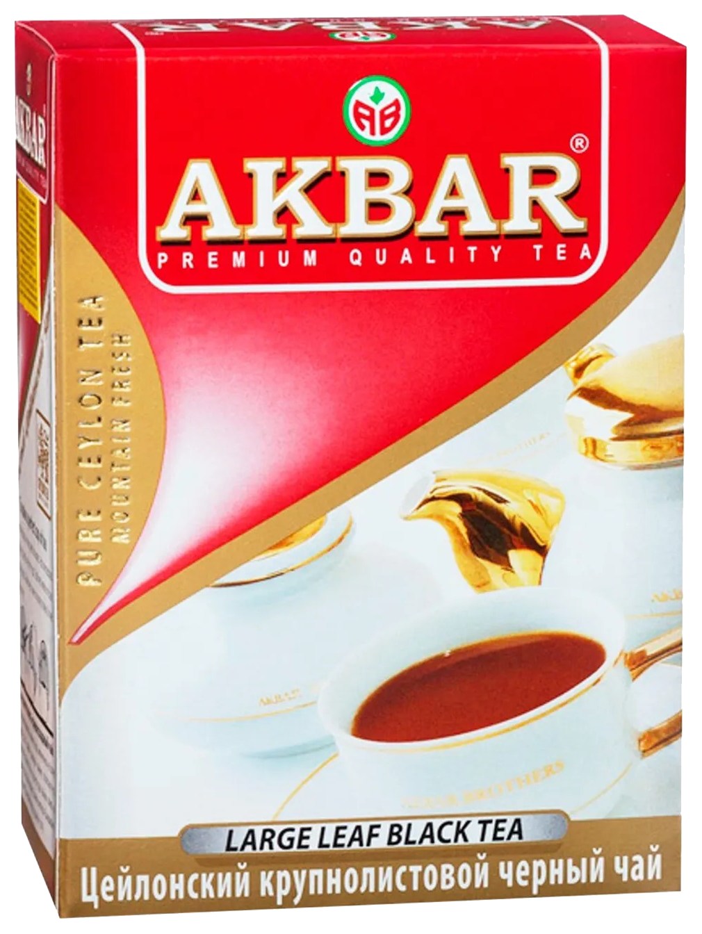Чай АКБАР Цейлонский крупнолистовой 100г