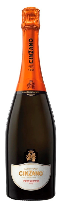 Игристое вино ЧИНЗАНО Просекко белое сух 11% 0.75л