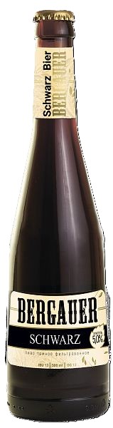 Пиво БЕРГАУЭР Шварц темное фильтрованное 5% ст/б 0.5л