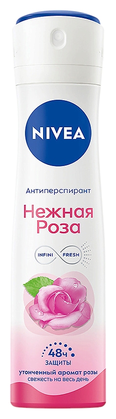 Дезодорант НИВЕЯ Нежная роза женский спрей 150мл