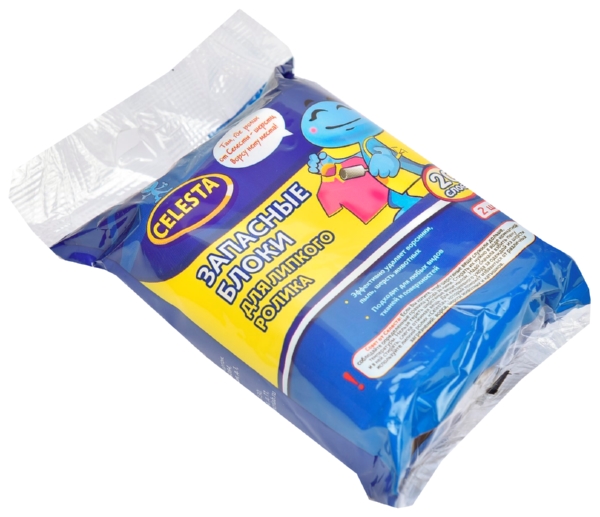 Запасные блоки СЕЛЕСТА для чистящего ролика 2шт