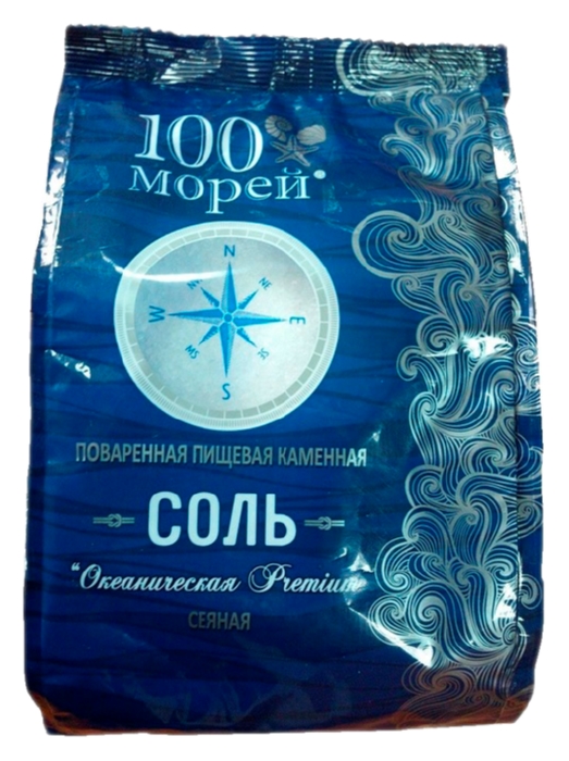 Соль 100 МОРЕЙ Каменная океаническая м/у 800г
