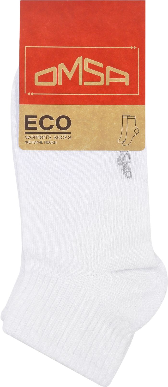 Носки женские ОМСА Эко белые р.23-25 арт.253